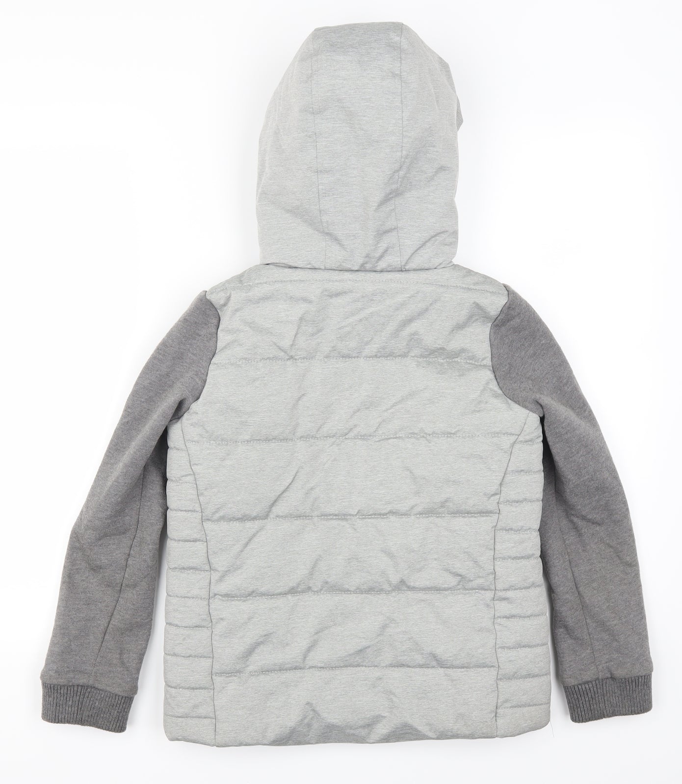 River Island Boys Grey   Basic Coat Coat Size 9-10 Years