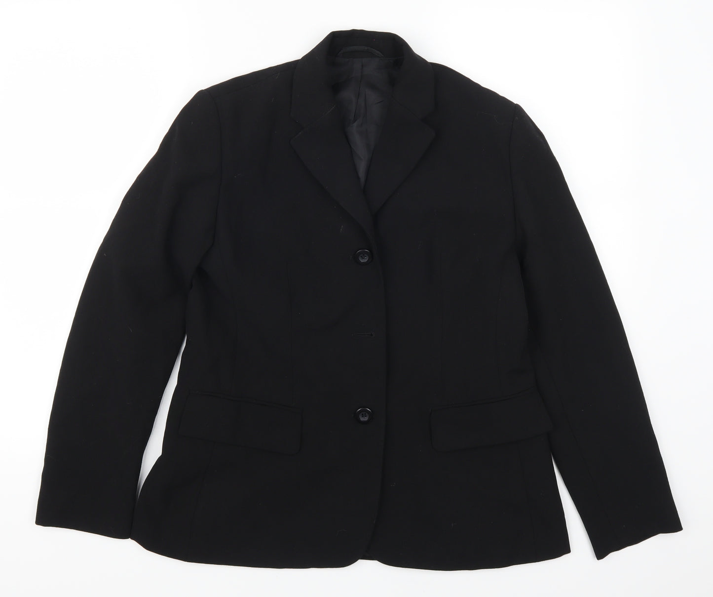 Preworn Womens Black   Jacket Suit Jacket Size 10