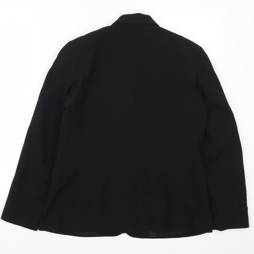 Preworn Womens Black   Jacket Suit Jacket Size 10