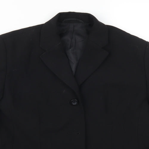 Preworn Womens Black   Jacket Suit Jacket Size 10
