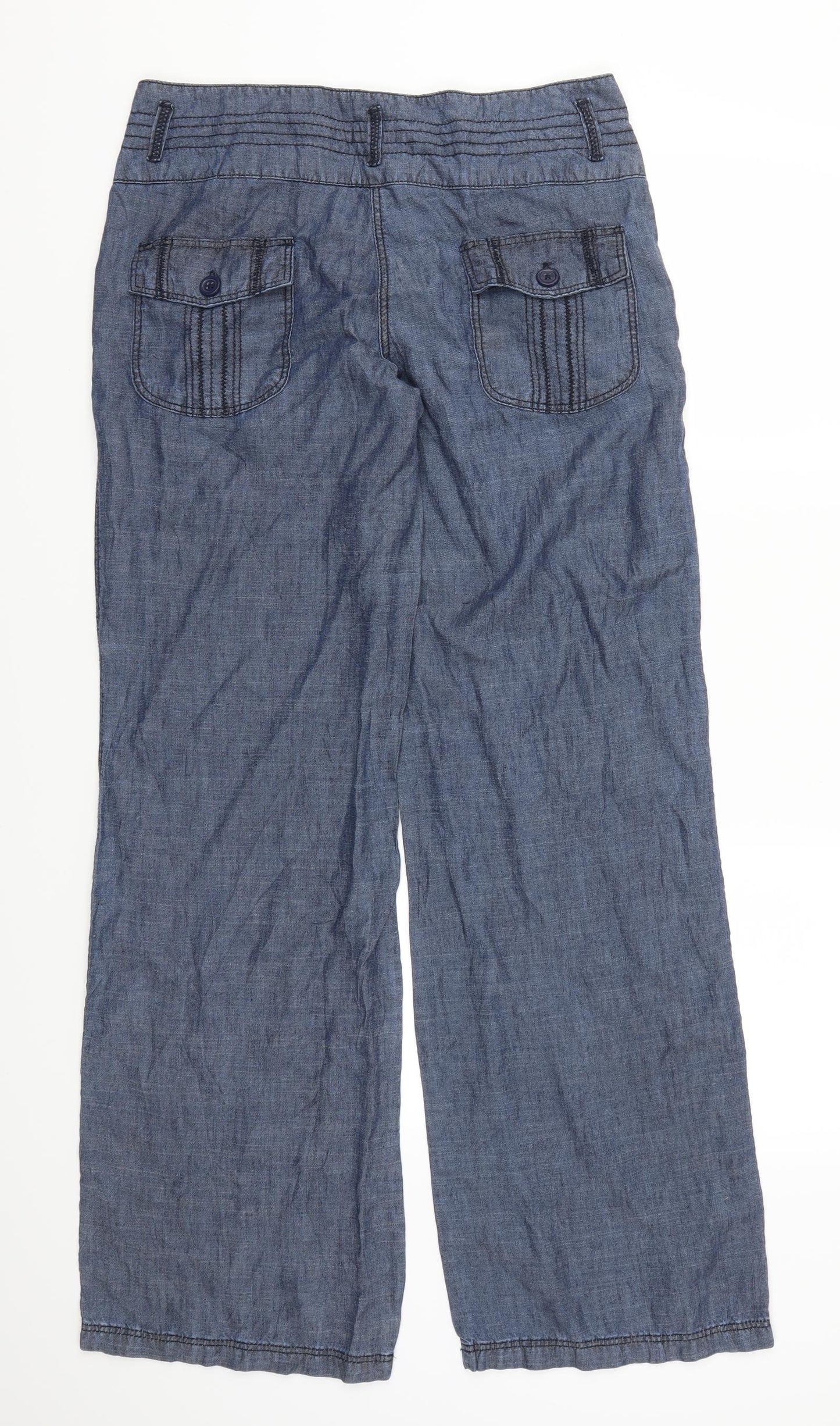 NEXT Womens Blue   Trousers  Size 12 L33 in
