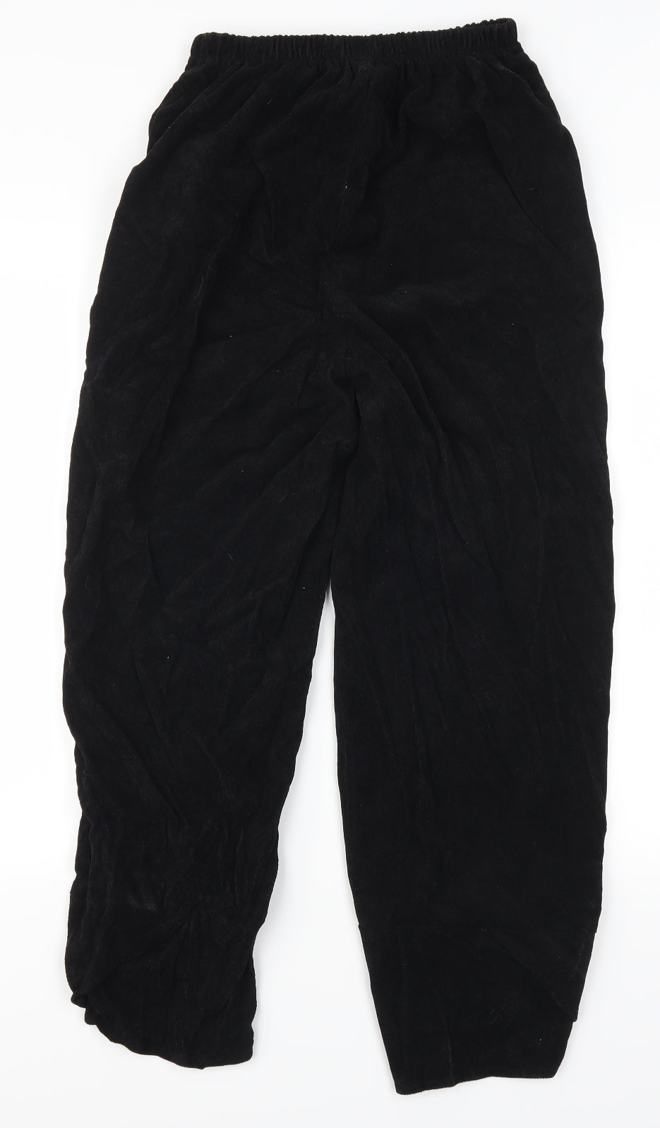 MissLook Womens Black  Corduroy Trousers  Size M L26 in