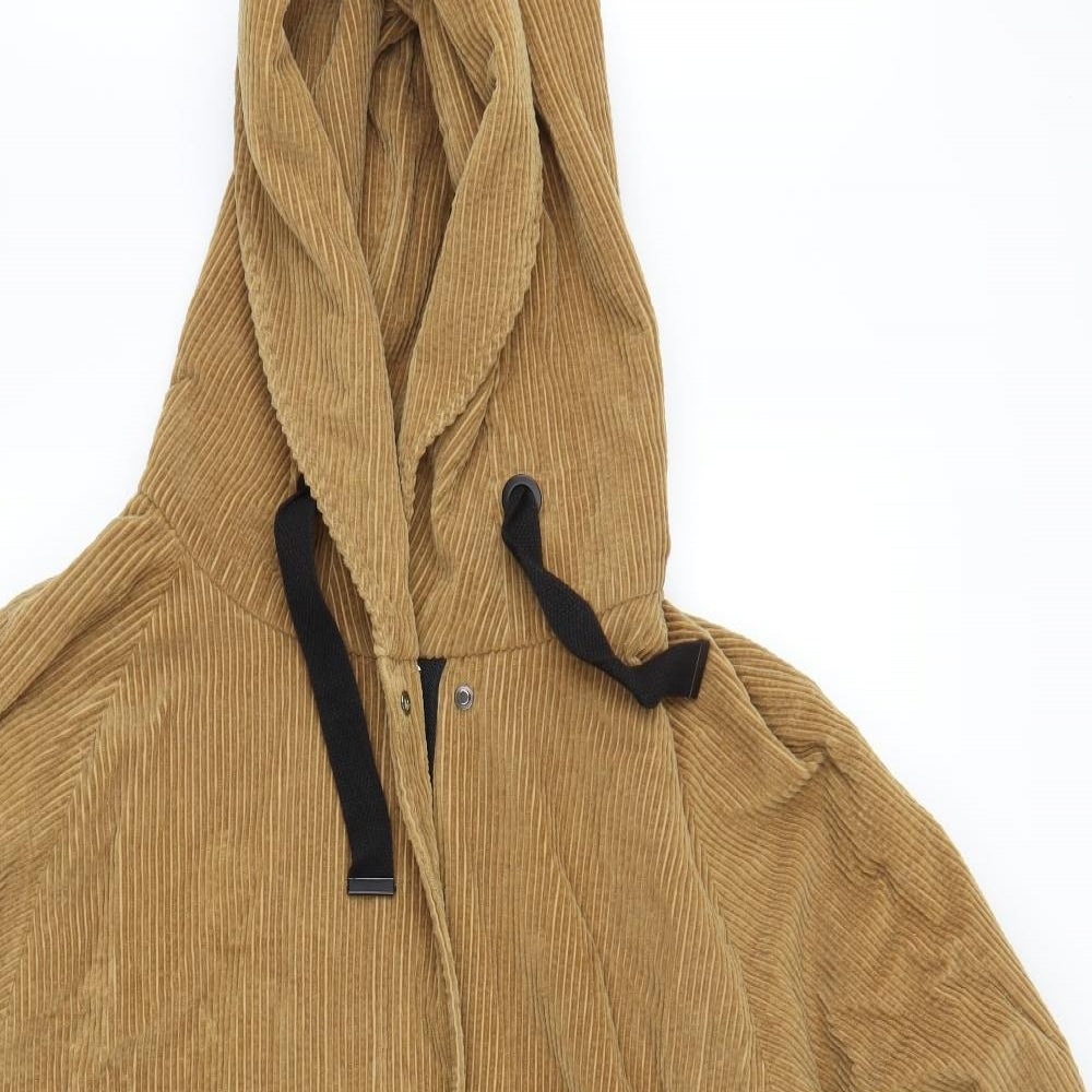 Preworn Mens Brown  Corduroy Jacket Coat Size S