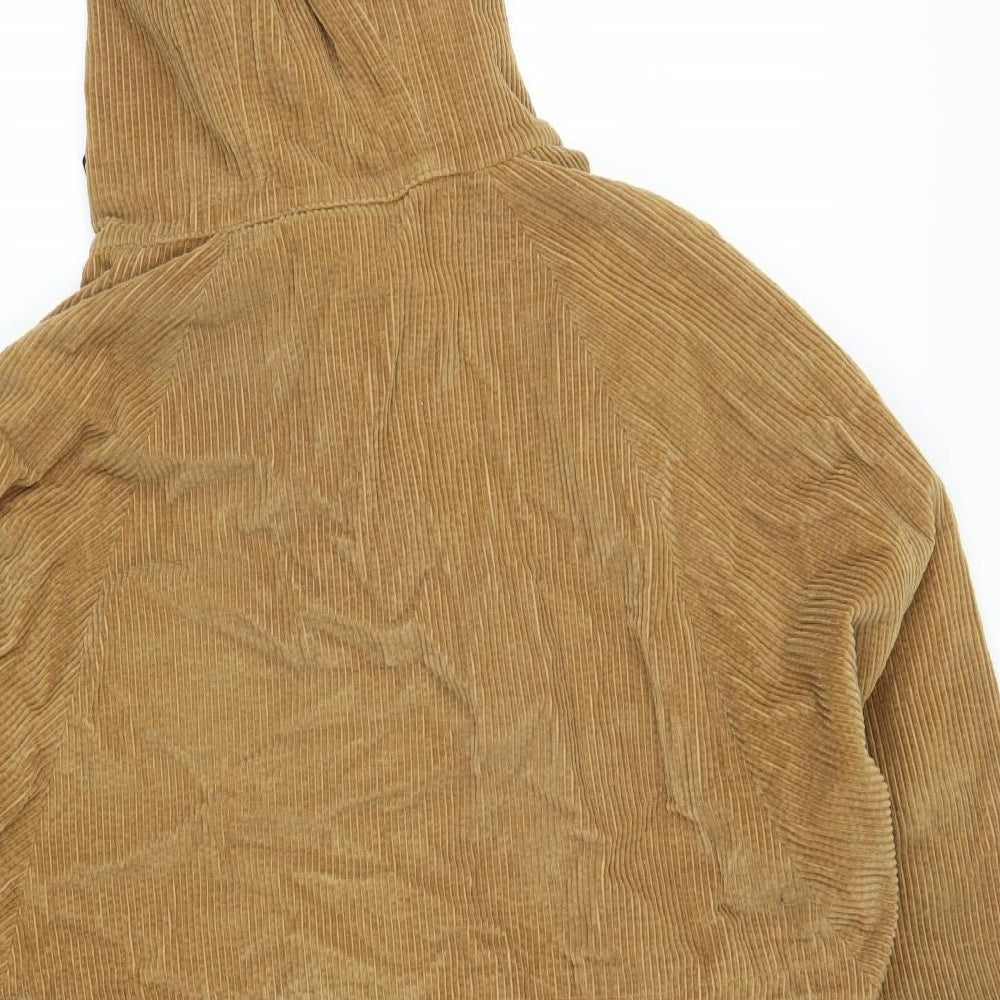 Preworn Mens Brown  Corduroy Jacket Coat Size S