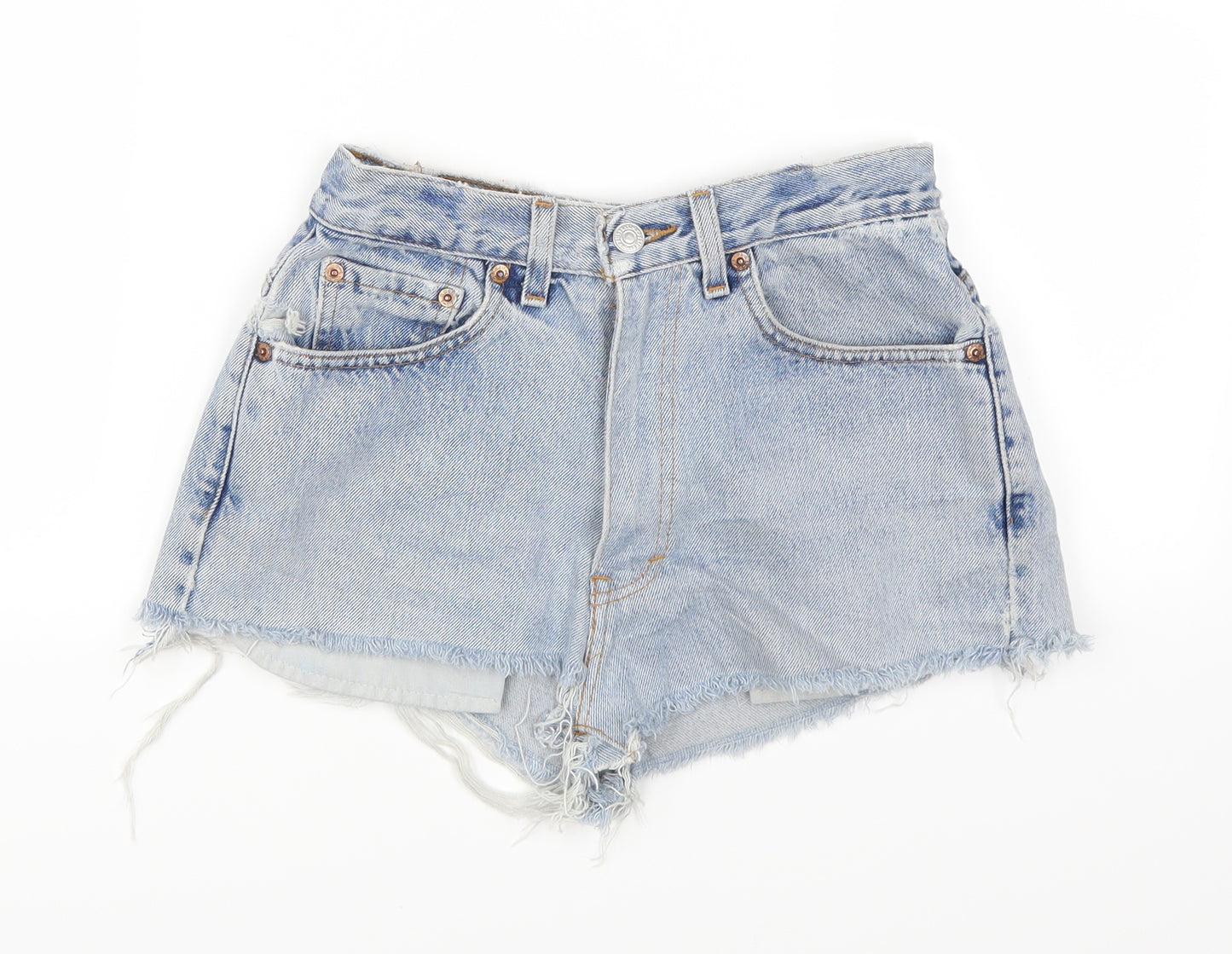 Levi Strauss & Co. Womens Blue  Denim Cut-Off Shorts Size 26 in