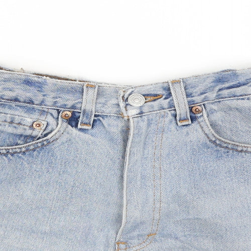 Levi Strauss & Co. Womens Blue  Denim Cut-Off Shorts Size 26 in