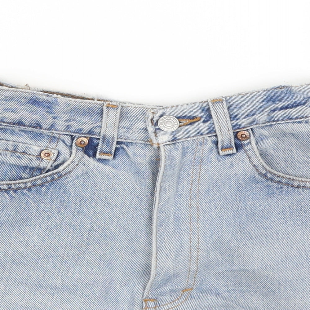 Levi Strauss & Co. Womens Blue  Denim Cut-Off Shorts Size 26 in