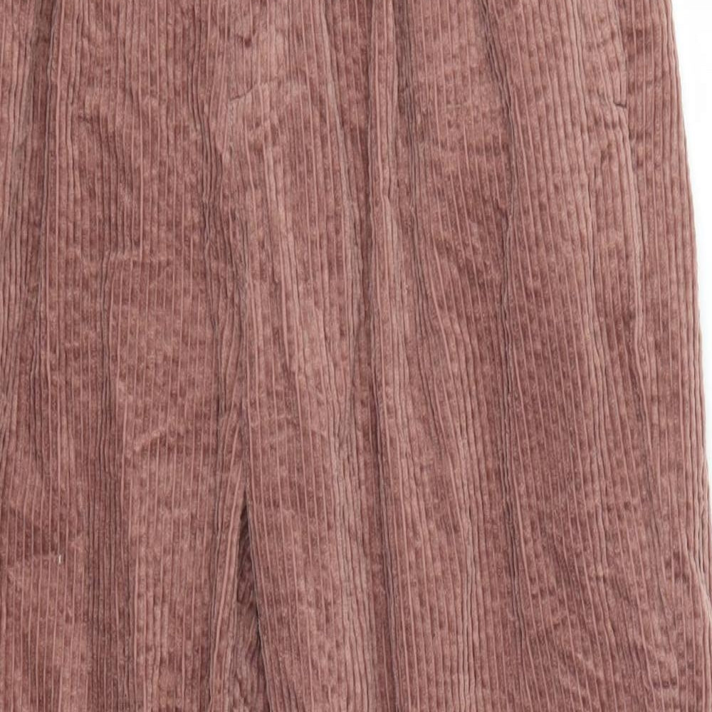Zara Girls Pink  Corduroy Dress Pants Trousers Size 13-14 Years