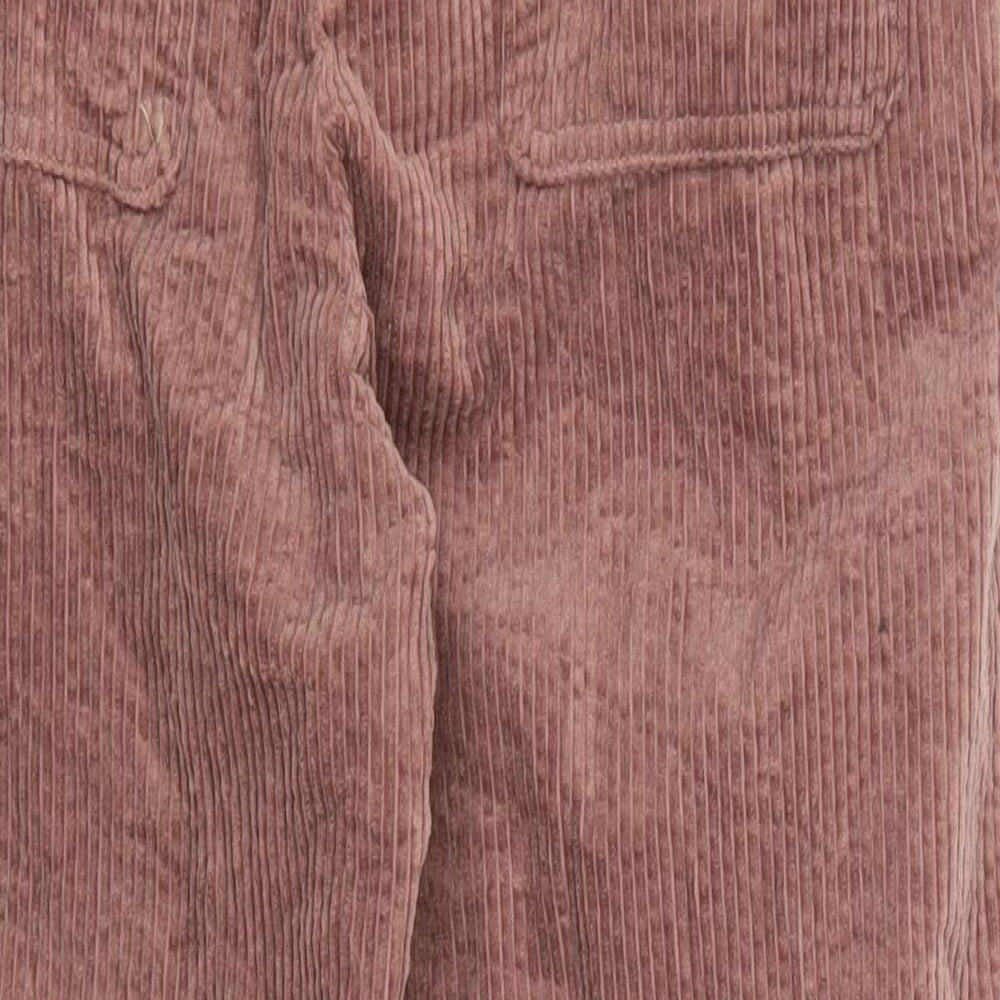 Zara Girls Pink  Corduroy Dress Pants Trousers Size 13-14 Years