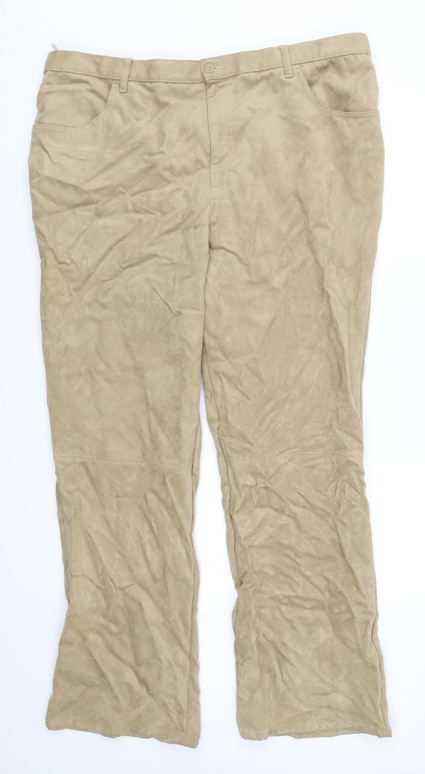 Marks and Spencer Womens Beige   Trousers  Size 24 L31 in