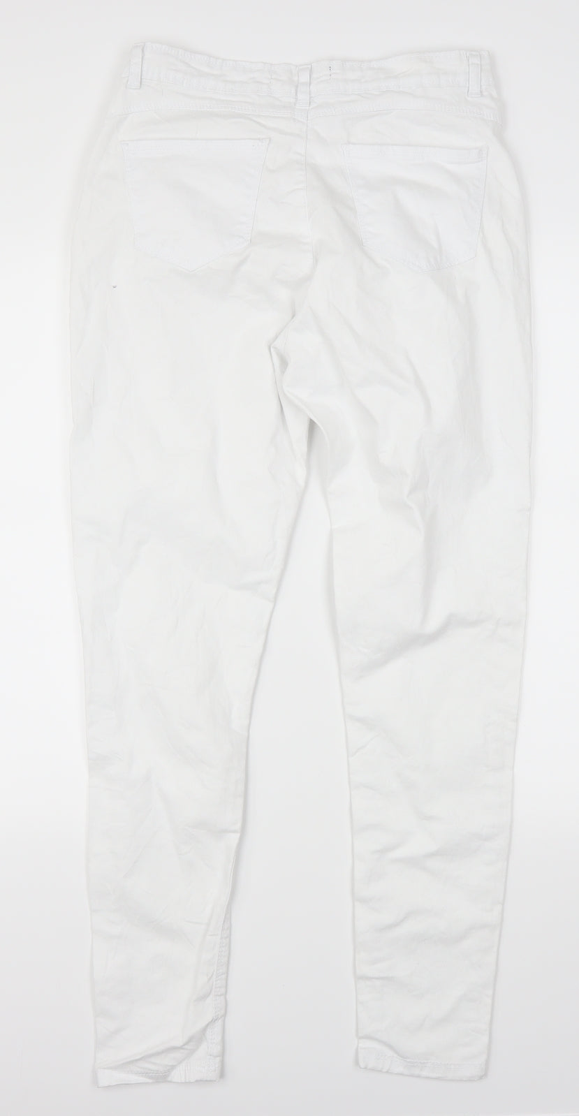 Kangol Womens White  Denim Skinny Jeans Size 12 L29 in