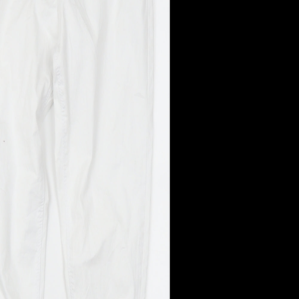 Kangol Womens White  Denim Skinny Jeans Size 12 L29 in