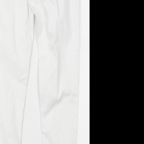 Kangol Womens White  Denim Skinny Jeans Size 12 L29 in