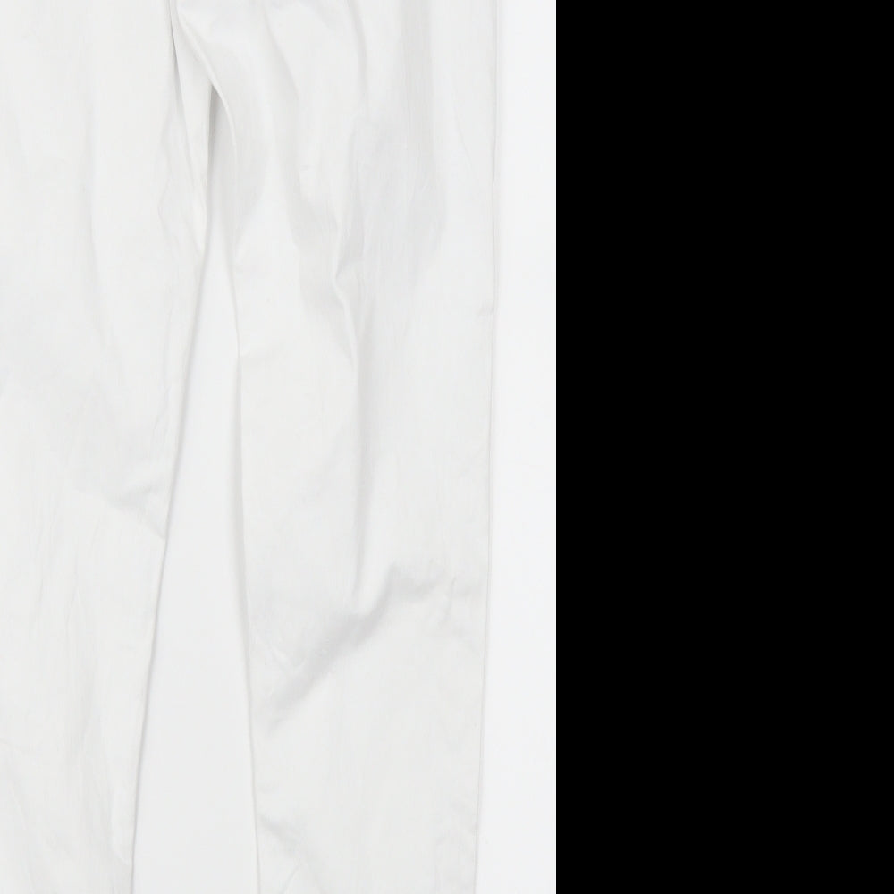Kangol Womens White  Denim Skinny Jeans Size 12 L29 in