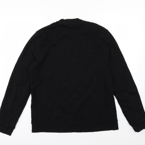 COS Womens Black  Jersey Pullover Sweatshirt Size L