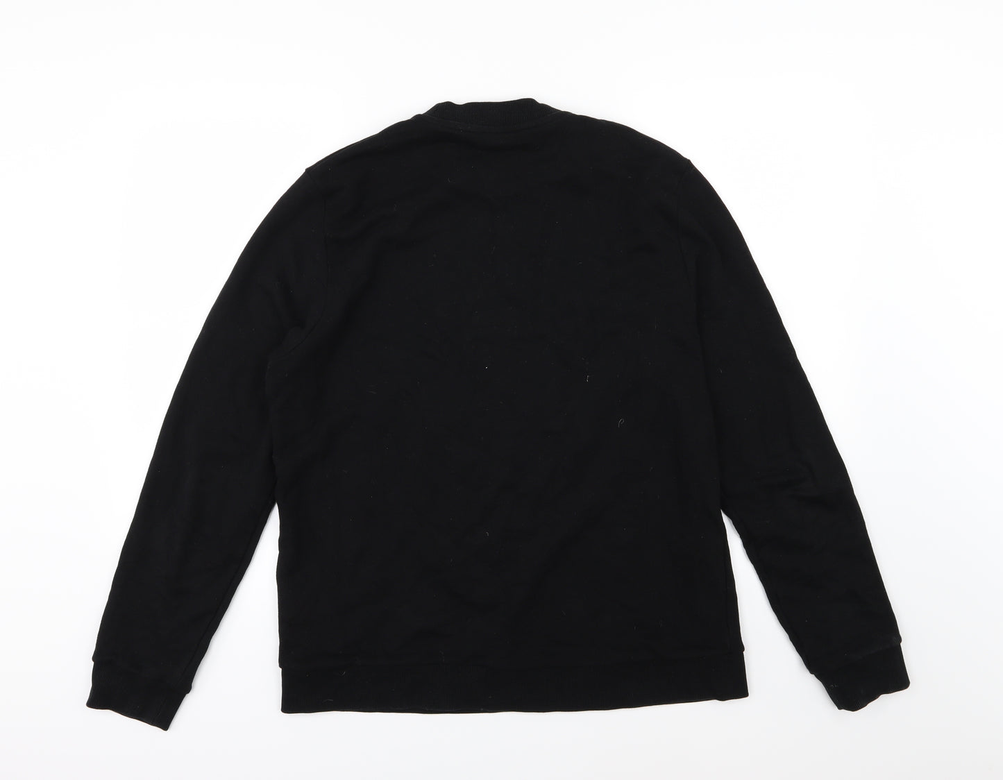 COS Womens Black  Jersey Pullover Sweatshirt Size L