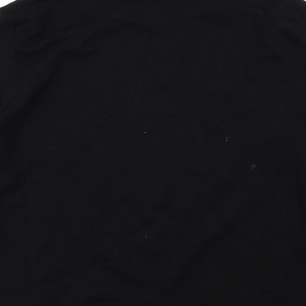 COS Womens Black  Jersey Pullover Sweatshirt Size L