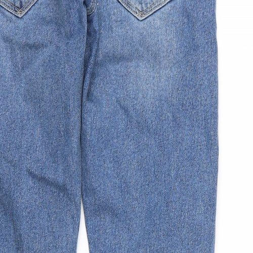 Wrangler Mens Blue  Denim Straight Jeans Size 32 L34 in