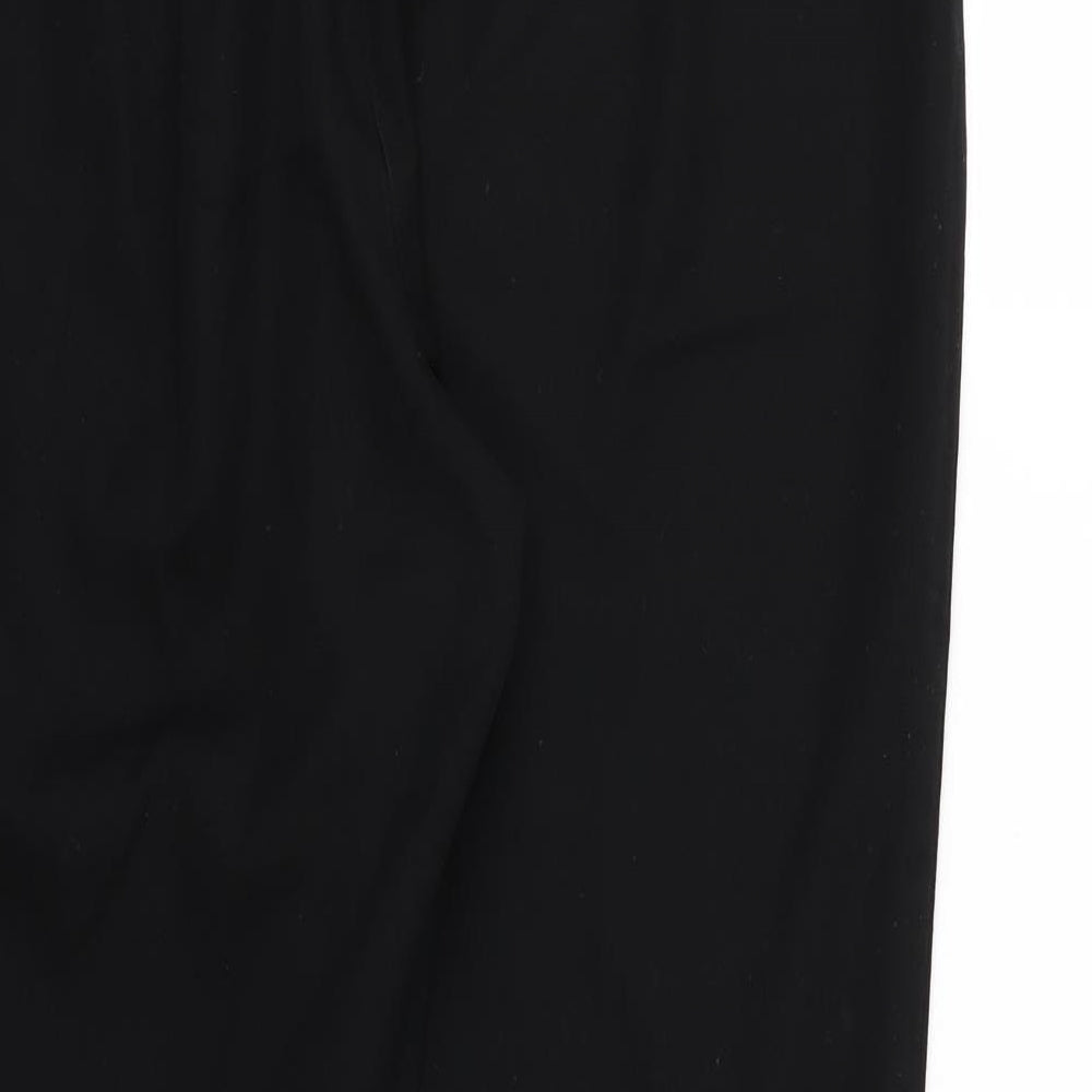 TU Womens Black  Rayon Trousers  Size 16 L28 in