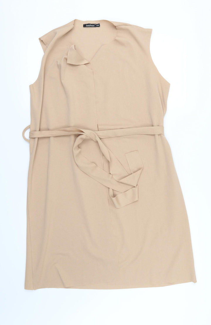 Boohoo Womens Beige Jacket Size S