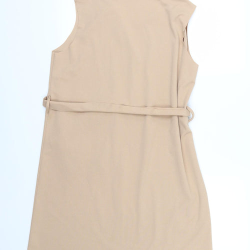 Boohoo Womens Beige   Jacket  Size S