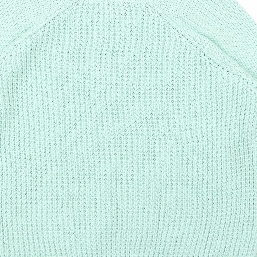 Topshop Womens Green  Knit Pullover Jumper Size 10