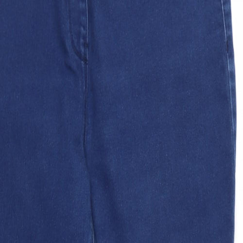 M&Co Womens Blue  Denim Jegging Jeans Size 18 L28 in