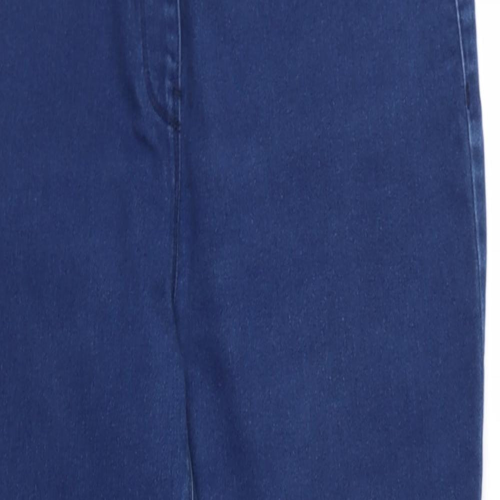 M&Co Womens Blue  Denim Jegging Jeans Size 18 L28 in