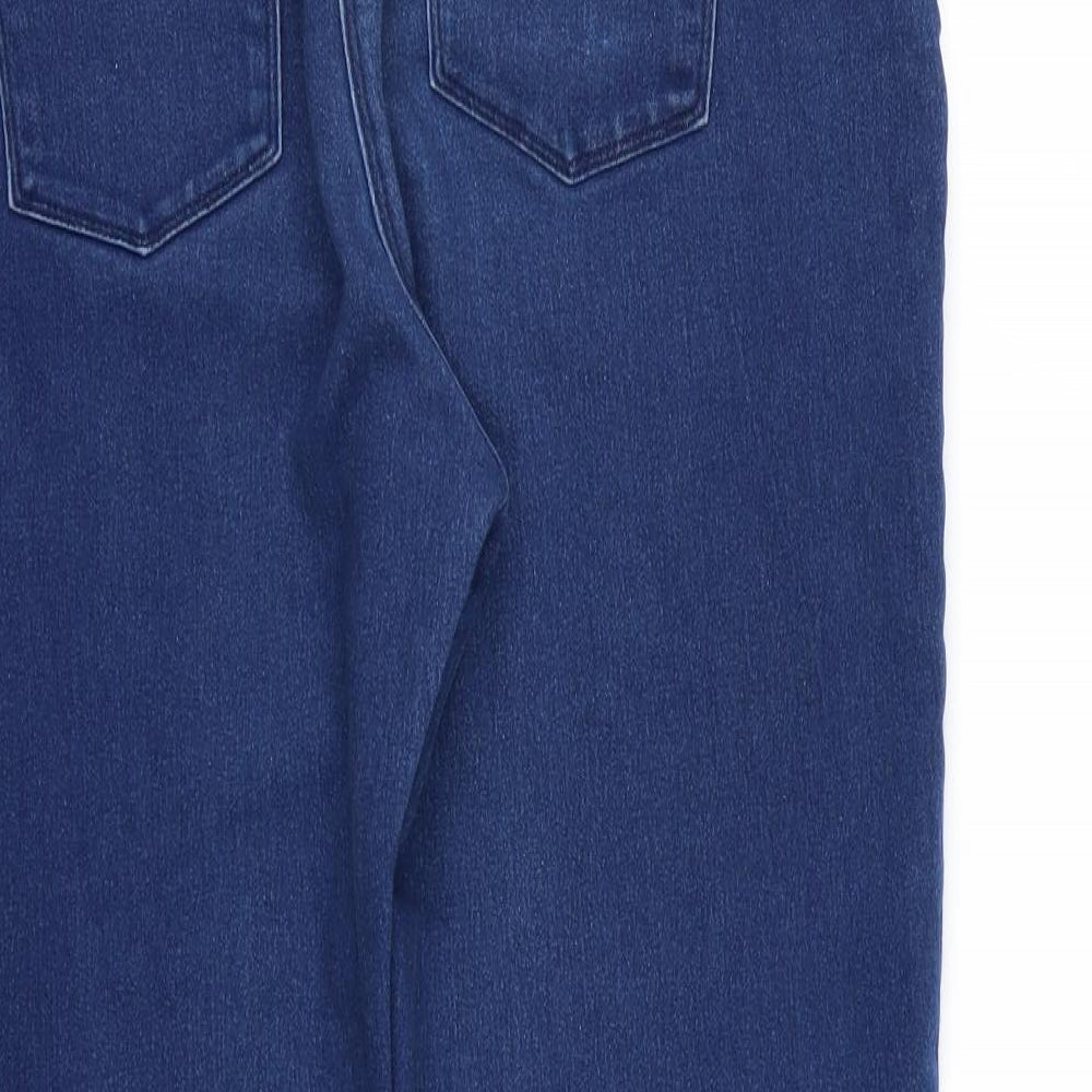 M&Co Womens Blue  Denim Jegging Jeans Size 18 L28 in