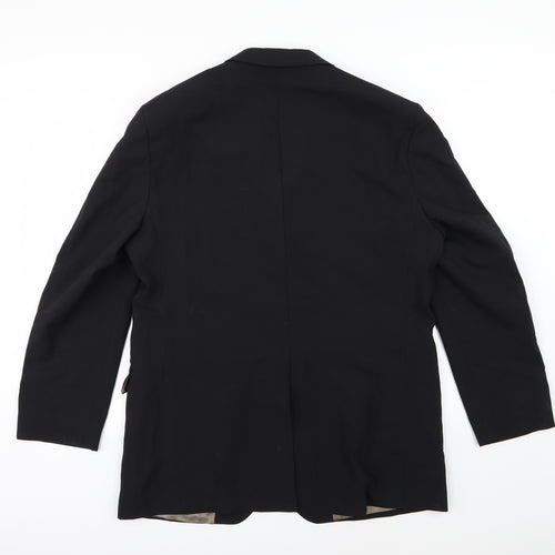 Marks and Spencer Mens Black   Jacket Suit Jacket Size 42