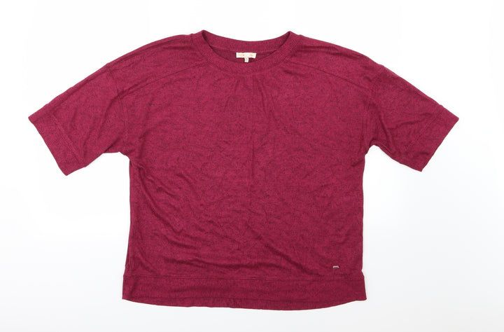 F&F Womens Pink Knit Pullover Jumper Size 12