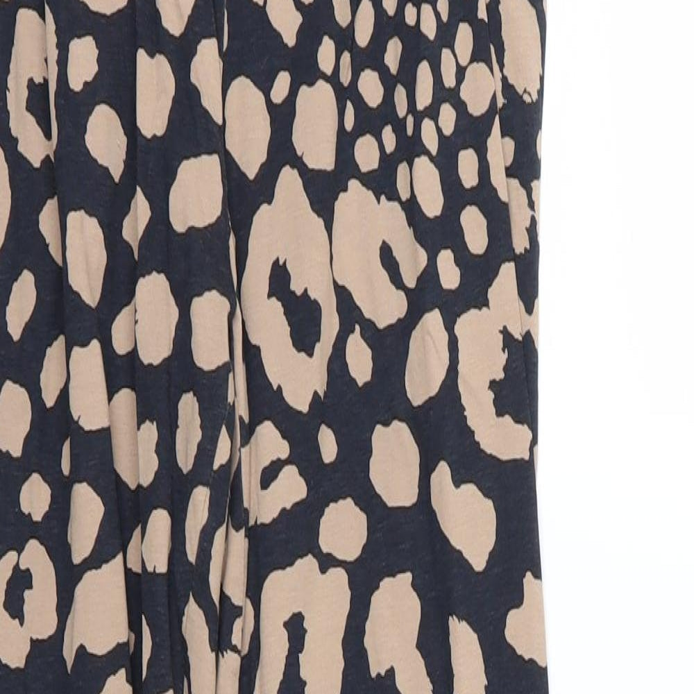 NEXT Womens Beige Animal Print Jersey  Pyjama Pants Size S