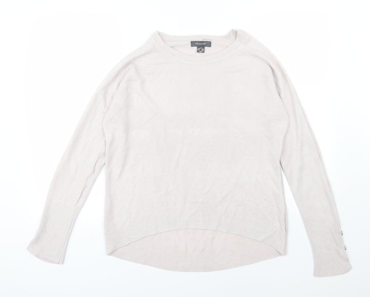 Primark Womens Grey Knit Pullover Jumper Size M