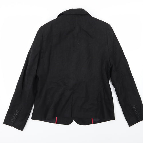 E-vie Womens Black   Jacket Blazer Size 14