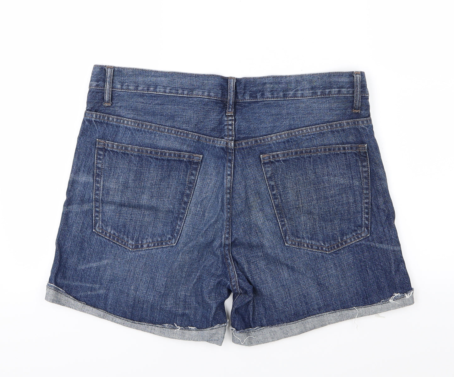 Gap Womens Blue  Denim Boyfriend Shorts Size 30 in
