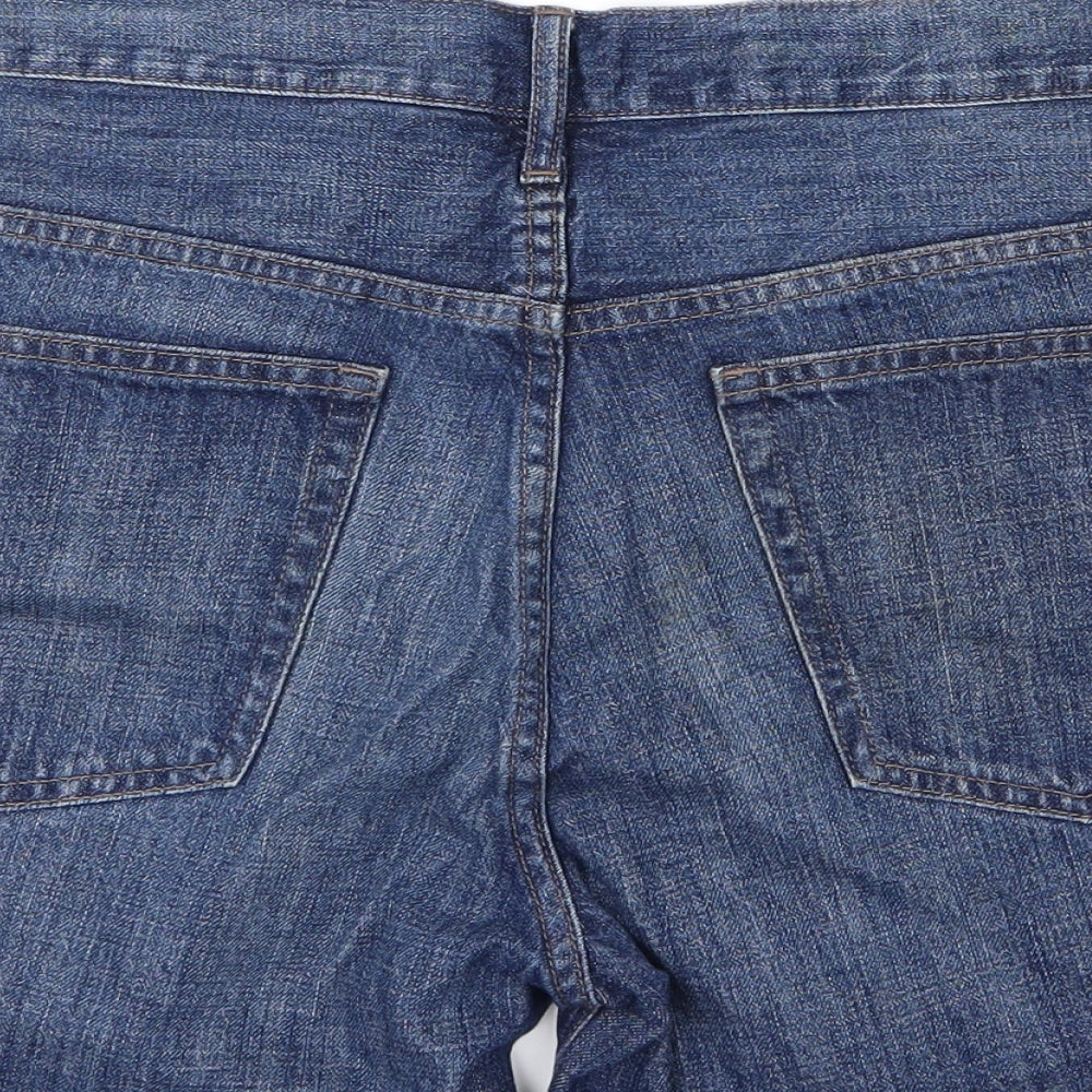 Gap Womens Blue  Denim Boyfriend Shorts Size 30 in