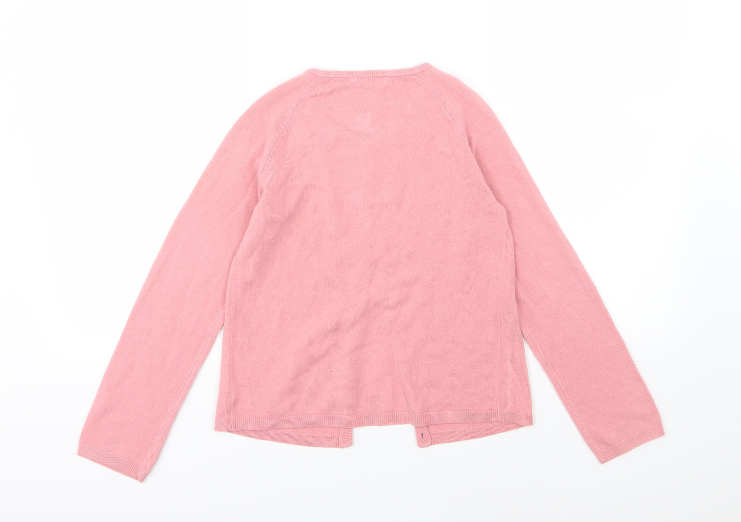 John Lewis Womens Pink  Knit Cardigan Jumper Size 10