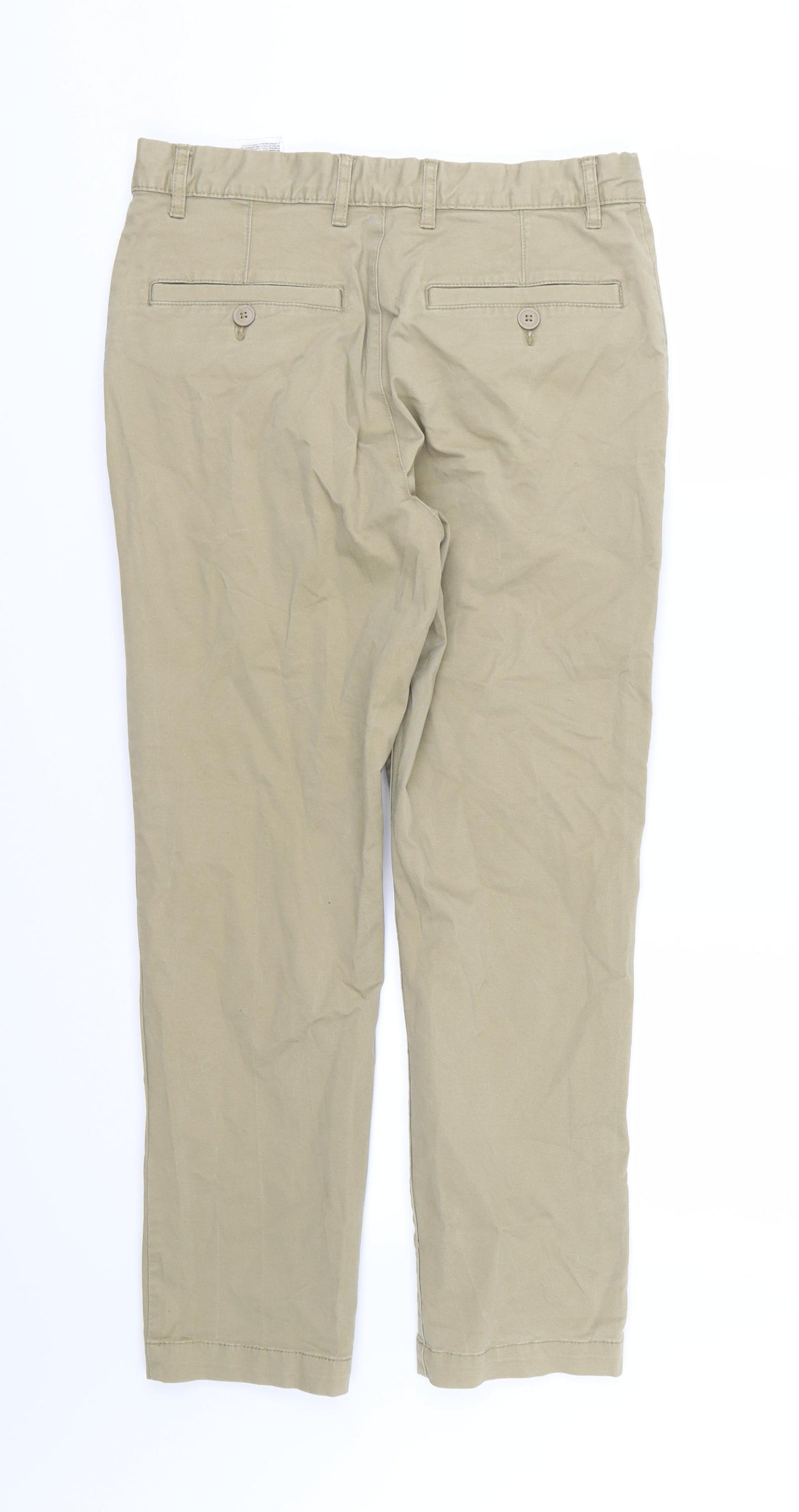 H&M Mens Beige   Chino Trousers Size 30 L30 in