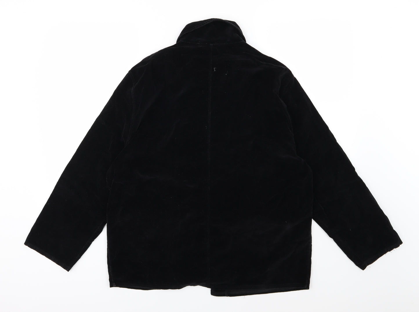 Lilley Whittingham Womens Black  Velour Jacket  One Size