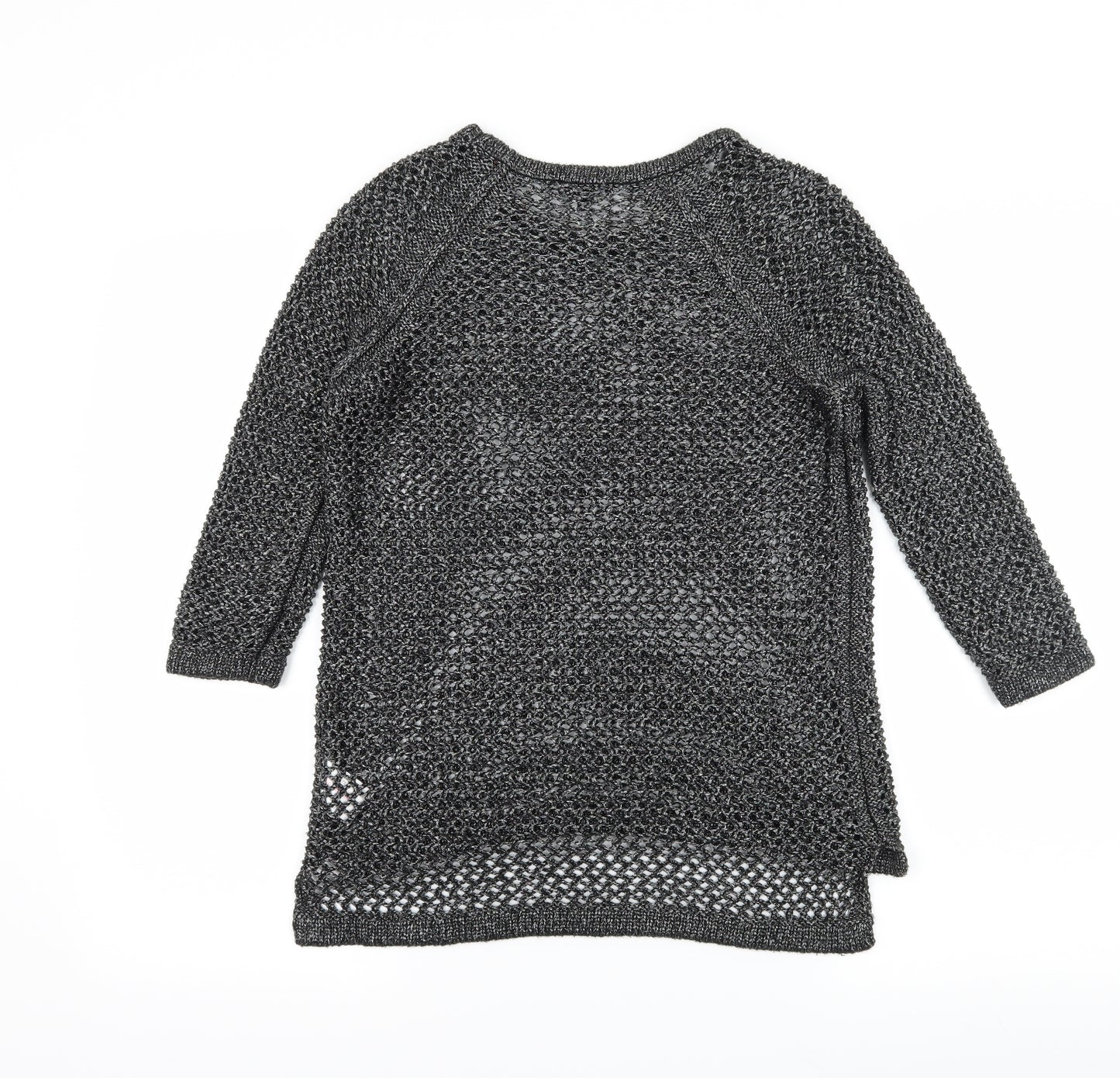 Papaya Womens Grey  Knit Pullover Jumper Size 10
