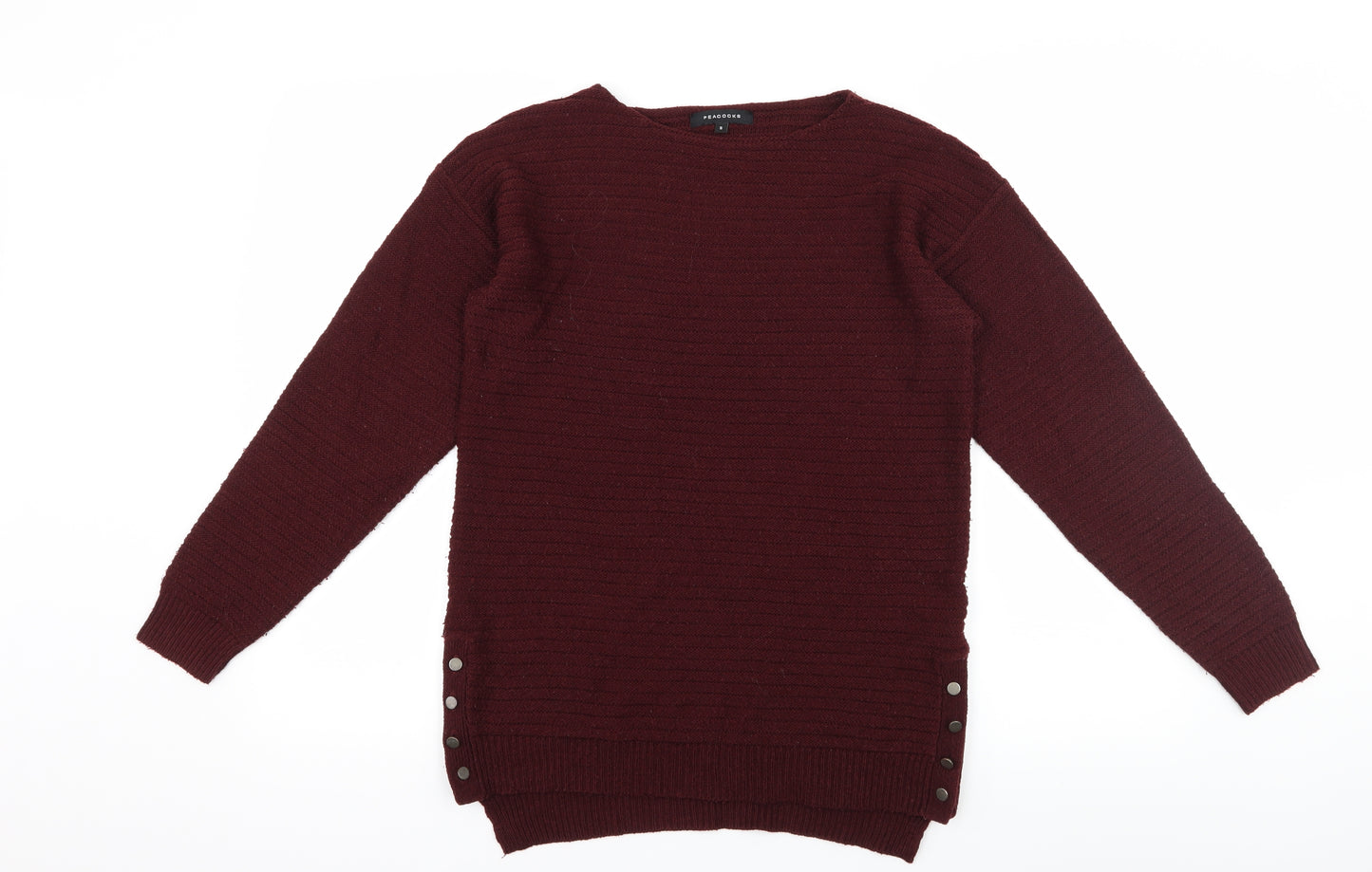 Peacocks Womens Brown  Knit Pullover Jumper Size S