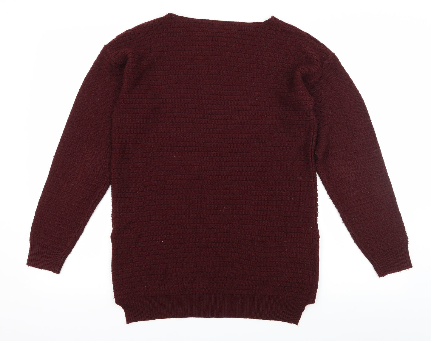 Peacocks Womens Brown  Knit Pullover Jumper Size S