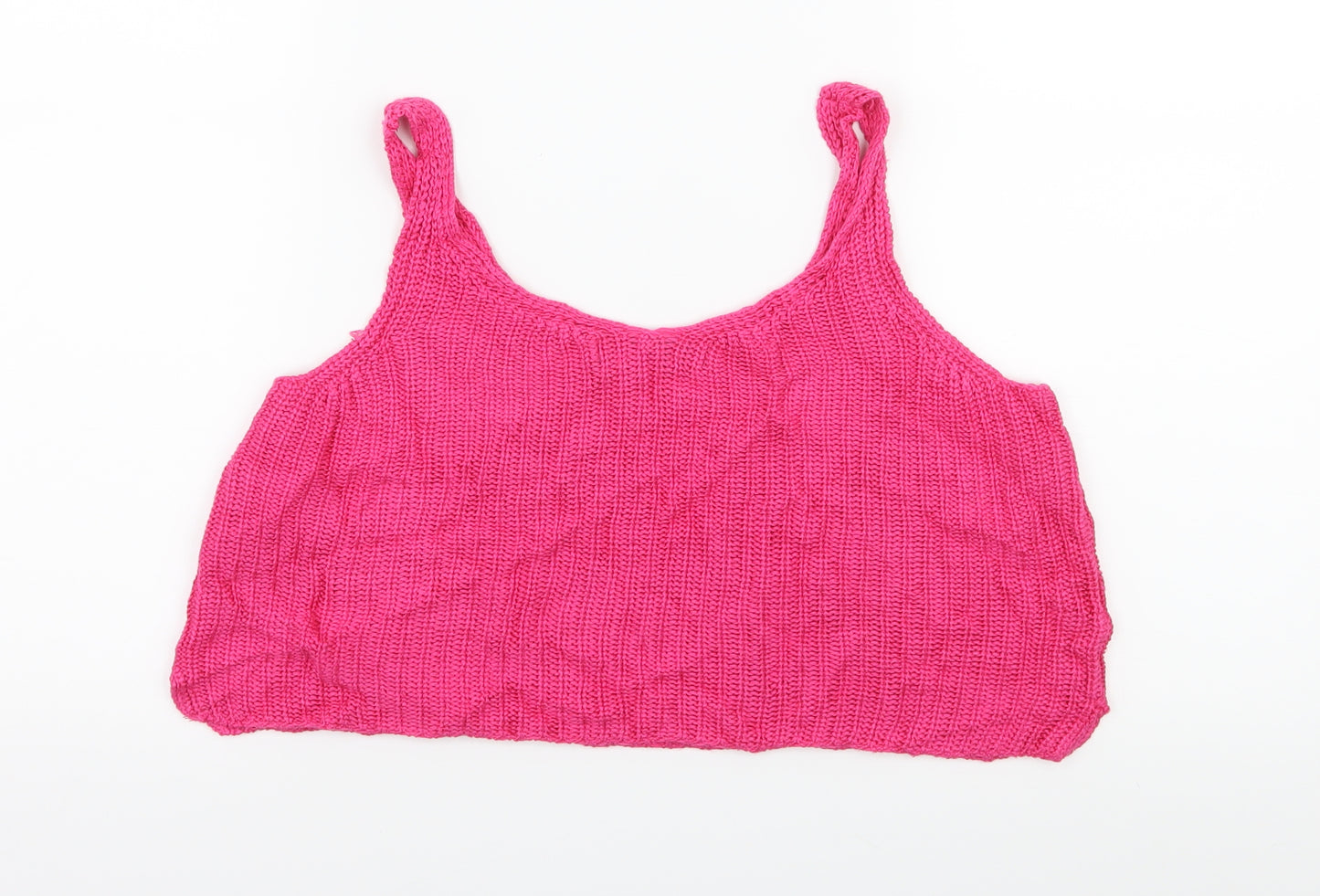 Atmosphere Womens Pink  Knit Basic Tank Size 14