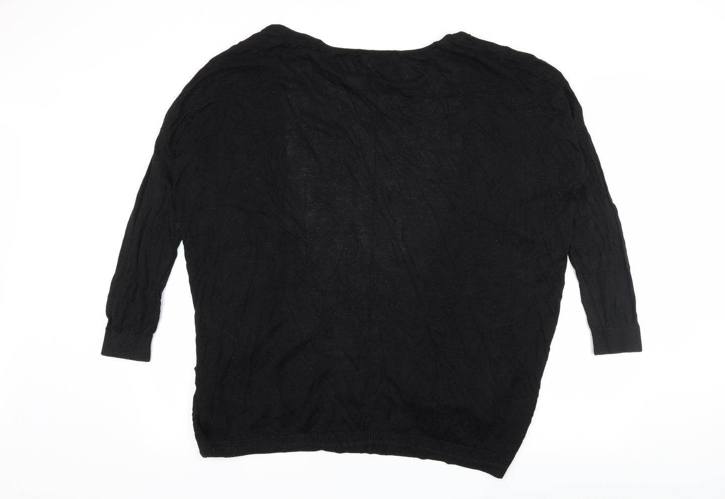 Atmosphere Womens Black  Knit Cardigan Jumper Size 14