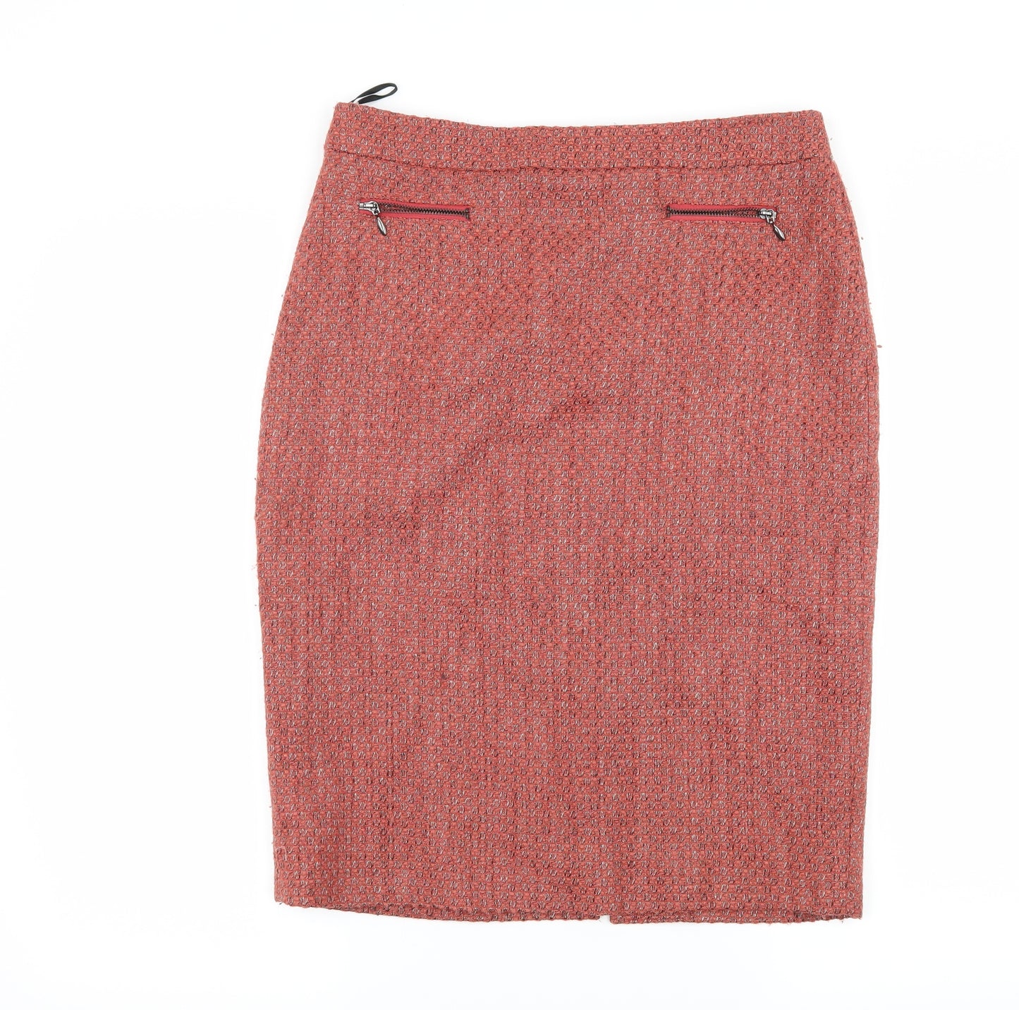 Marks and Spencer Womens Red   Straight & Pencil Skirt Size 10