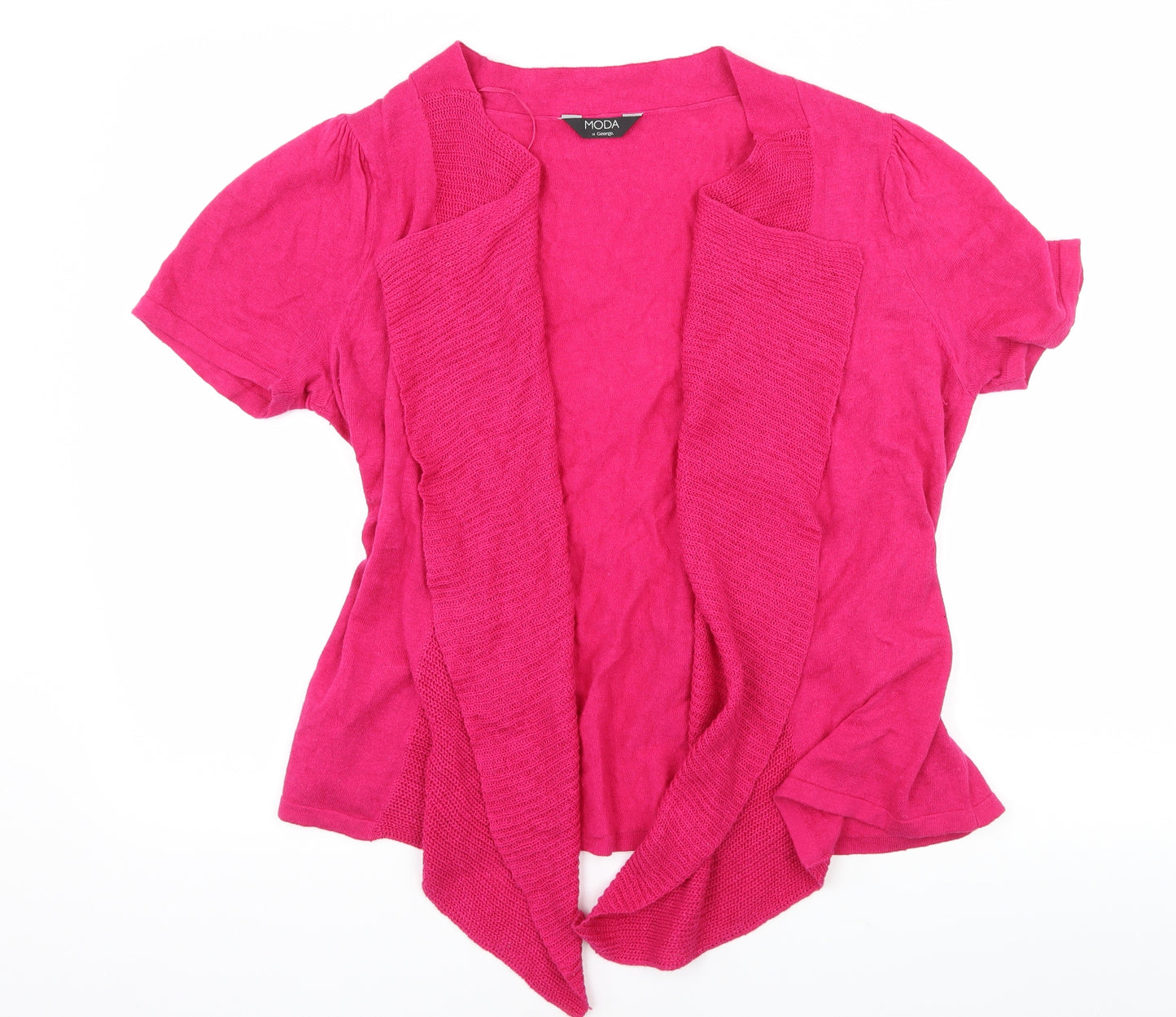 George Womens Pink  Knit Cardigan Jumper Size 18