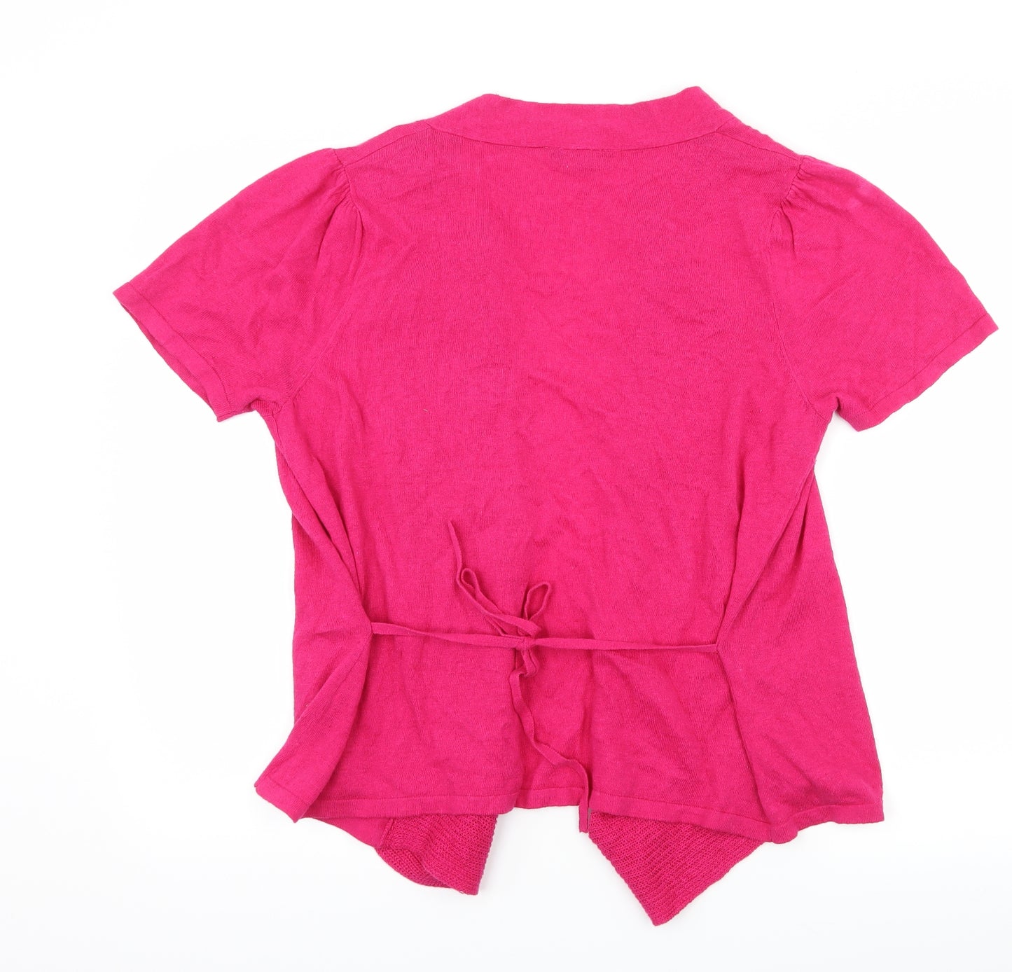 George Womens Pink  Knit Cardigan Jumper Size 18