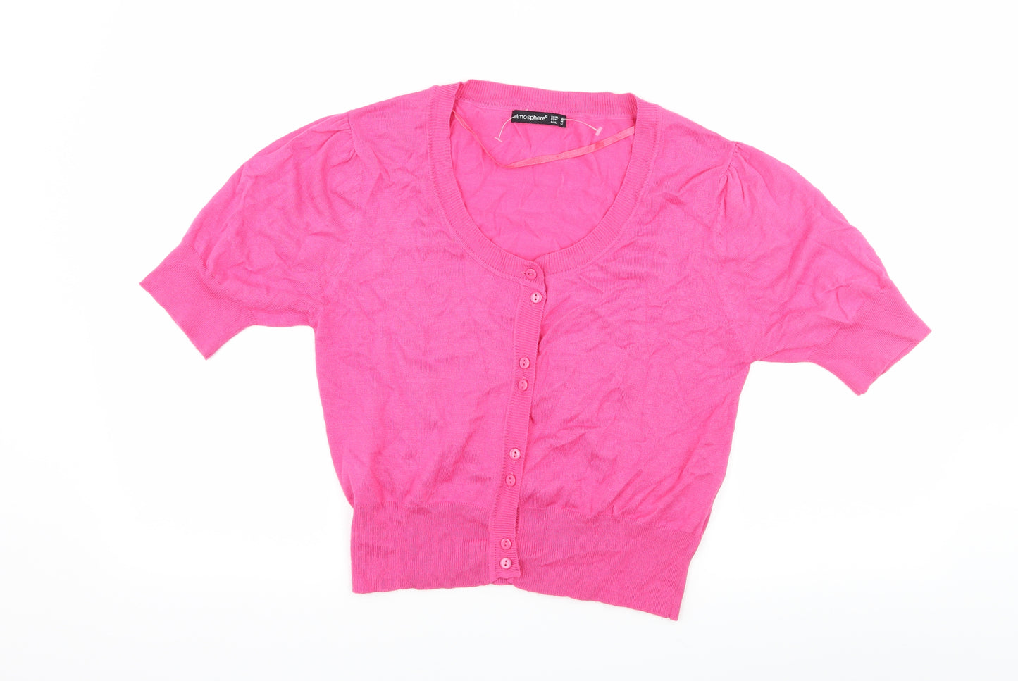 Atmosphere Womens Pink  Knit Cardigan Jumper Size 16