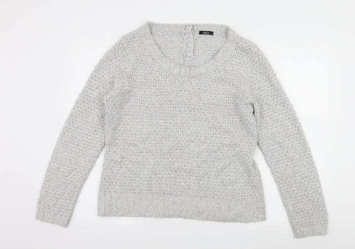 Primark Womens Grey  Knit Pullover Jumper Size M