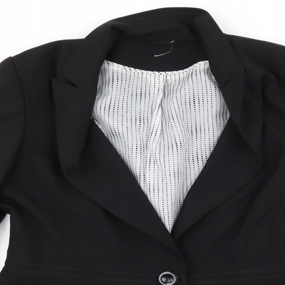 Dorothy Perkins Womens Black   Jacket Suit Jacket Size 14